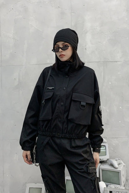 Chaqueta utilitaria corta de calle
