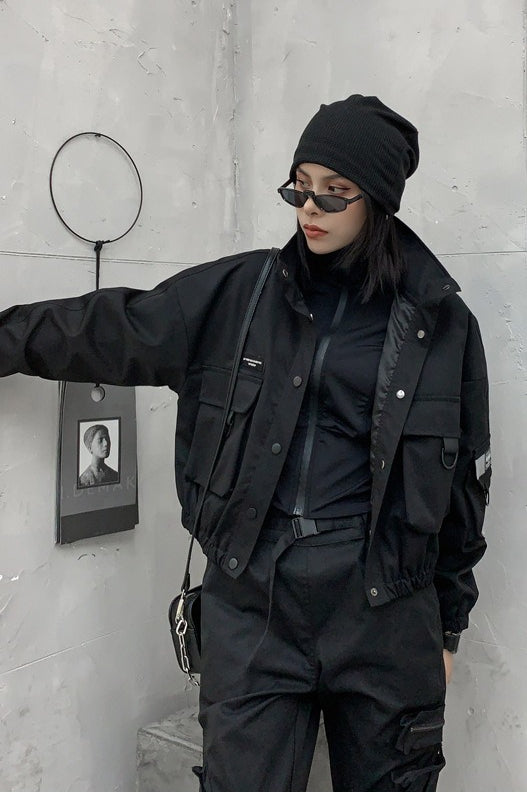 Chaqueta utilitaria corta de calle