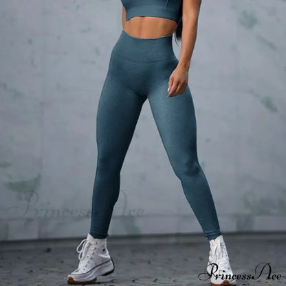Fitness Sport Seamless Running Yoga Sportswear High Waist Push Up Athletic Slim Jogging Female Leggings