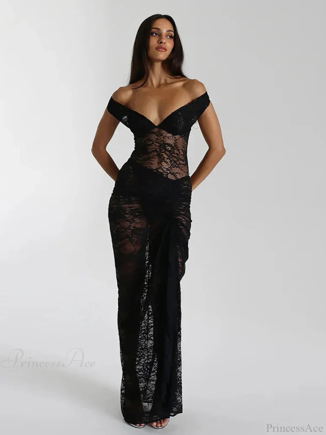 Floral Lace Skirt Suit Vacation Dress