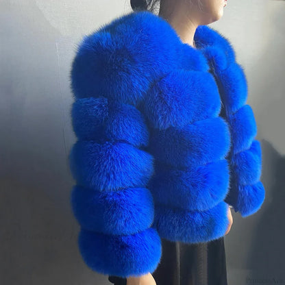 Fox Fur Winter Cold Weather Coat