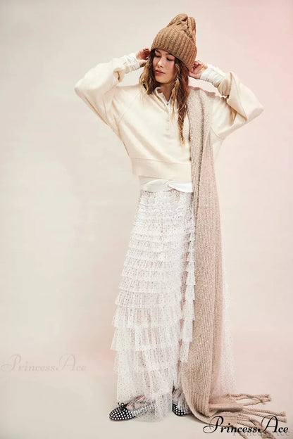 French Vintage Loose Long-Sleeve Knit Top