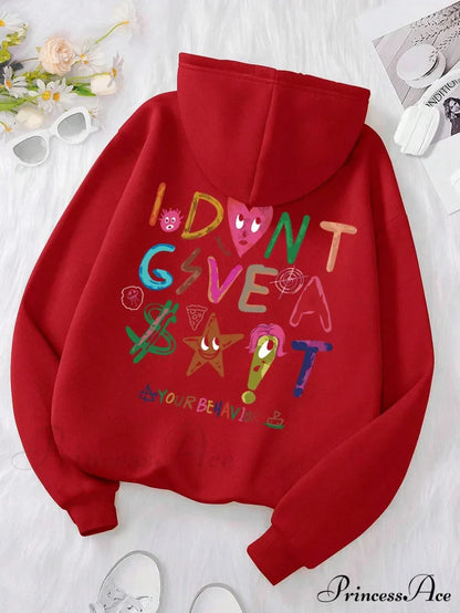 Funny Oversized Fleece Cozy Casual Hoodie