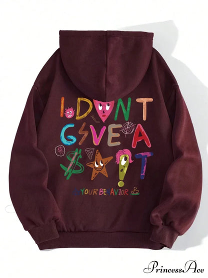 Funny Oversized Fleece Cozy Casual Hoodie