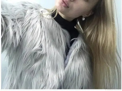 Fuzzy Thick Warm Fluffy Coat