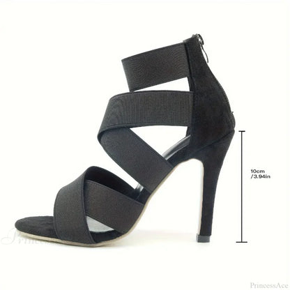 Gladiator Open ToesBuckle Strap Party Wedding High Heels Designer High Heel