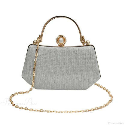 Glitter Evening Banquet Wrist Bag Rhinestone Clutch Bag
