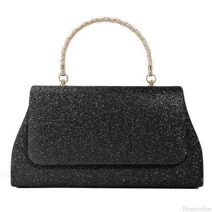 Glitter Sequin Evening Clutch Purses Crossbody Bag