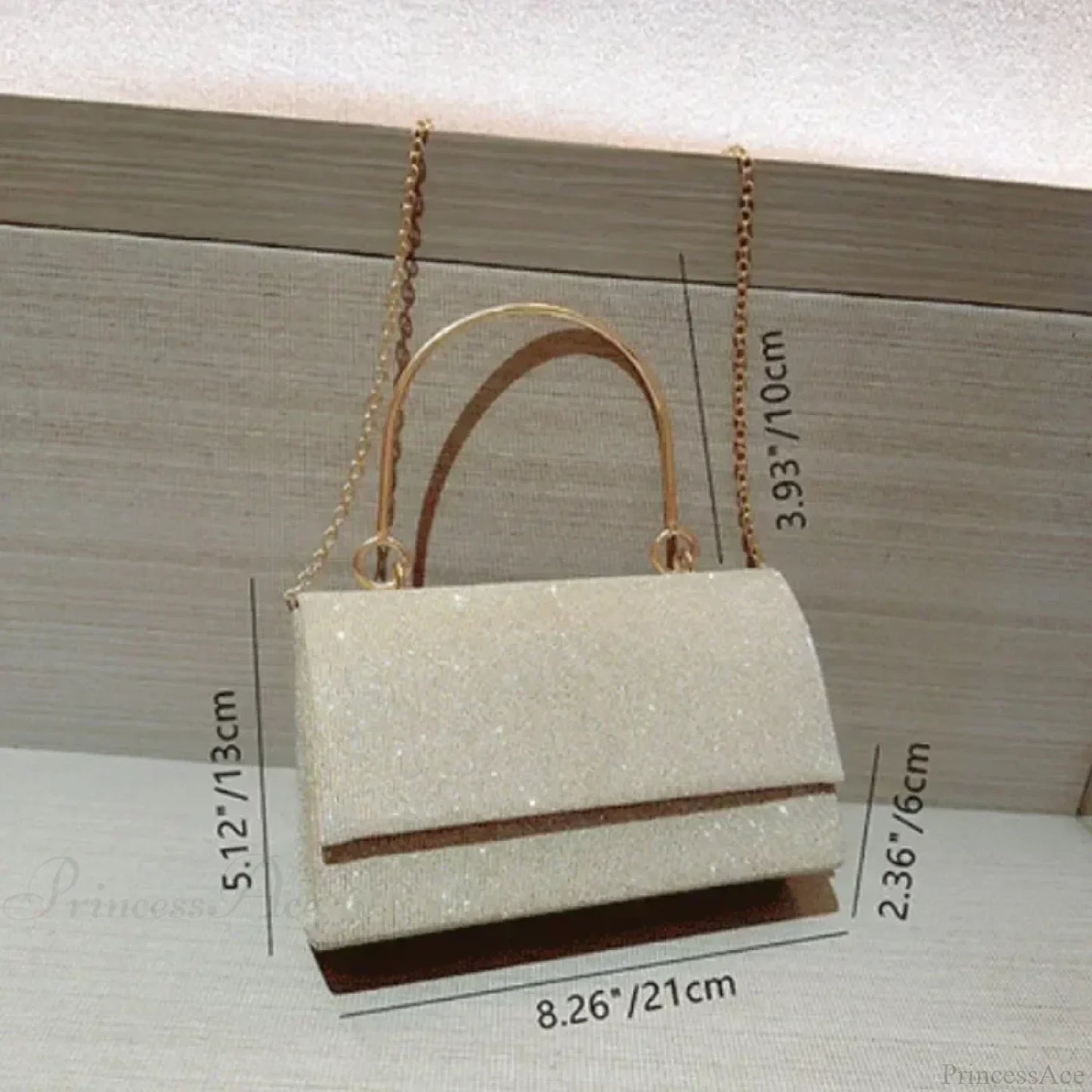 Glitter Wedding Clutch Shoulder Bag for Women
