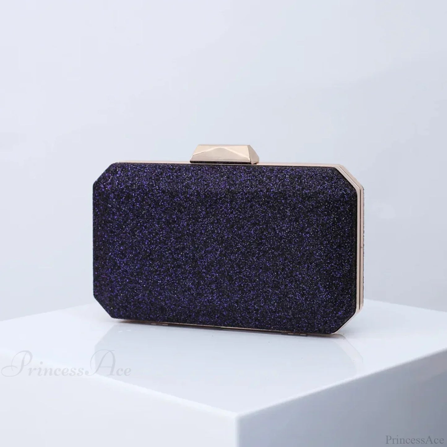 Golden Yellow Luxury PU Clutch Wristlet