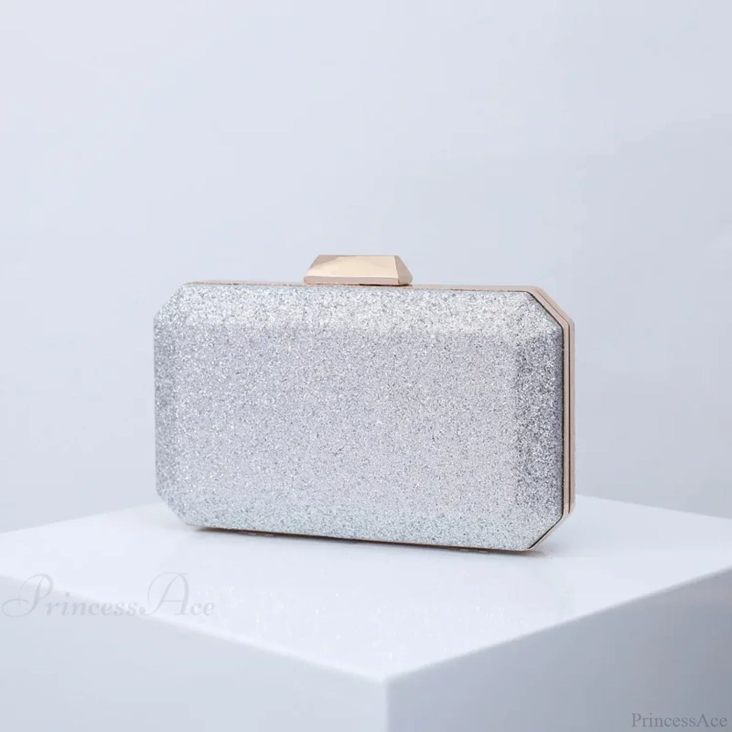 Golden Yellow Luxury PU Clutch Wristlet