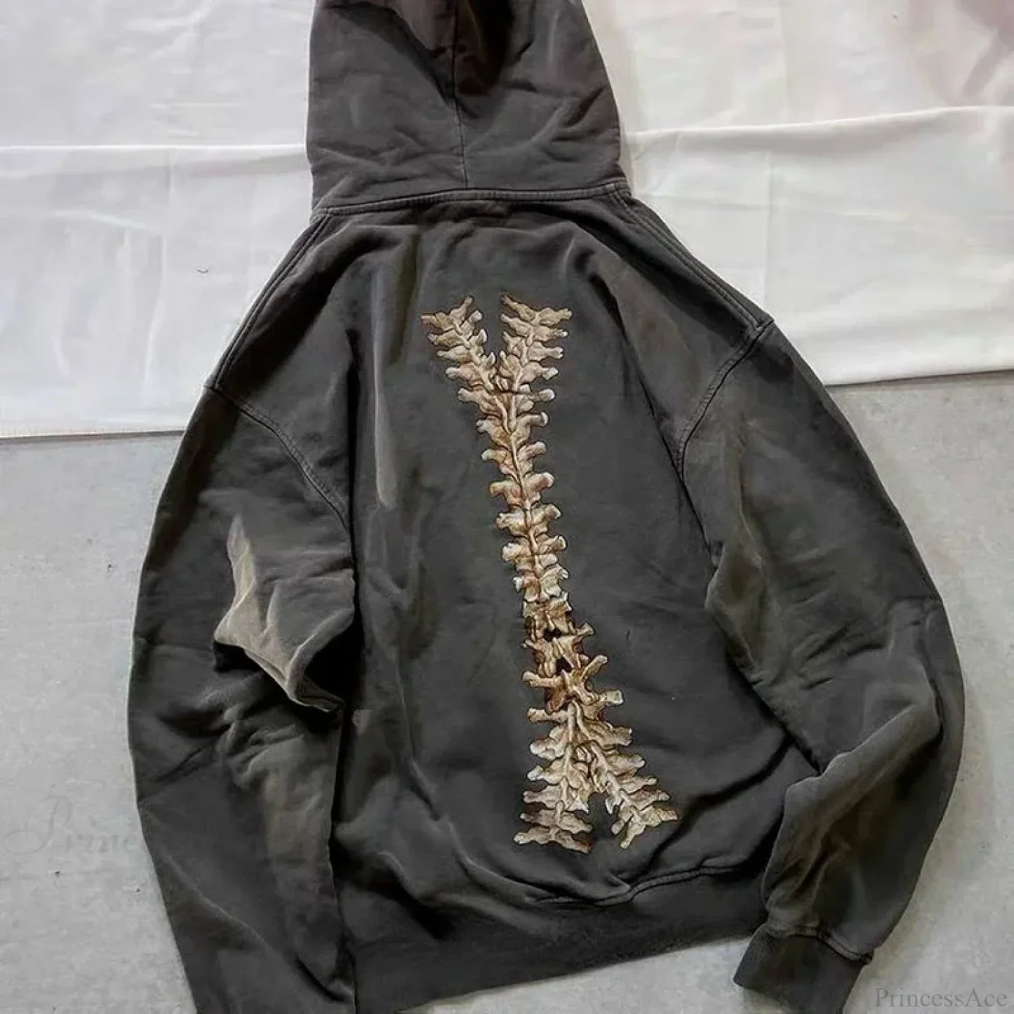 Gothic Long Sleeve Zipper Hoodie