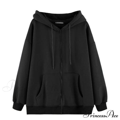 Cool Monochrome Dark Goth Hoodie