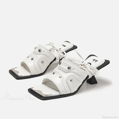 Gothic Sandals Warrior Tall Heel