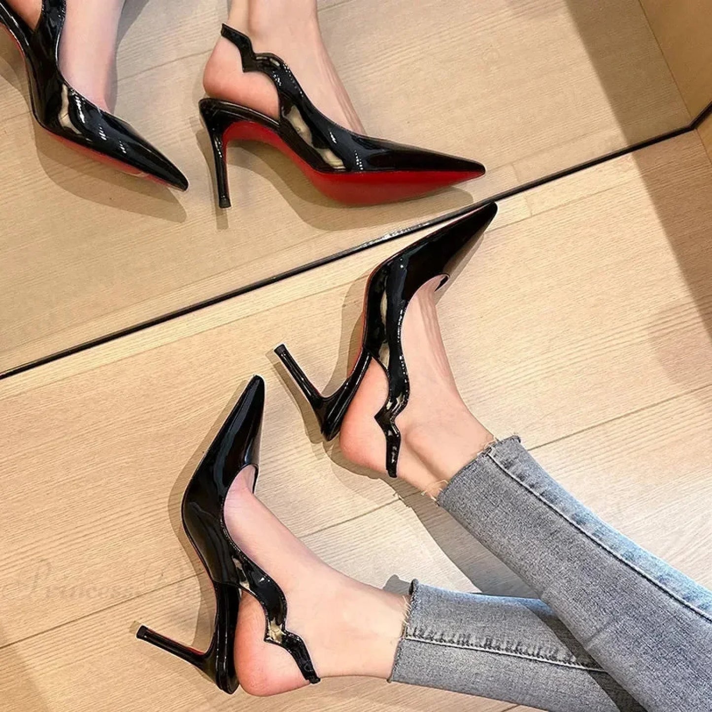 Graceful Office Gothic High Heel
