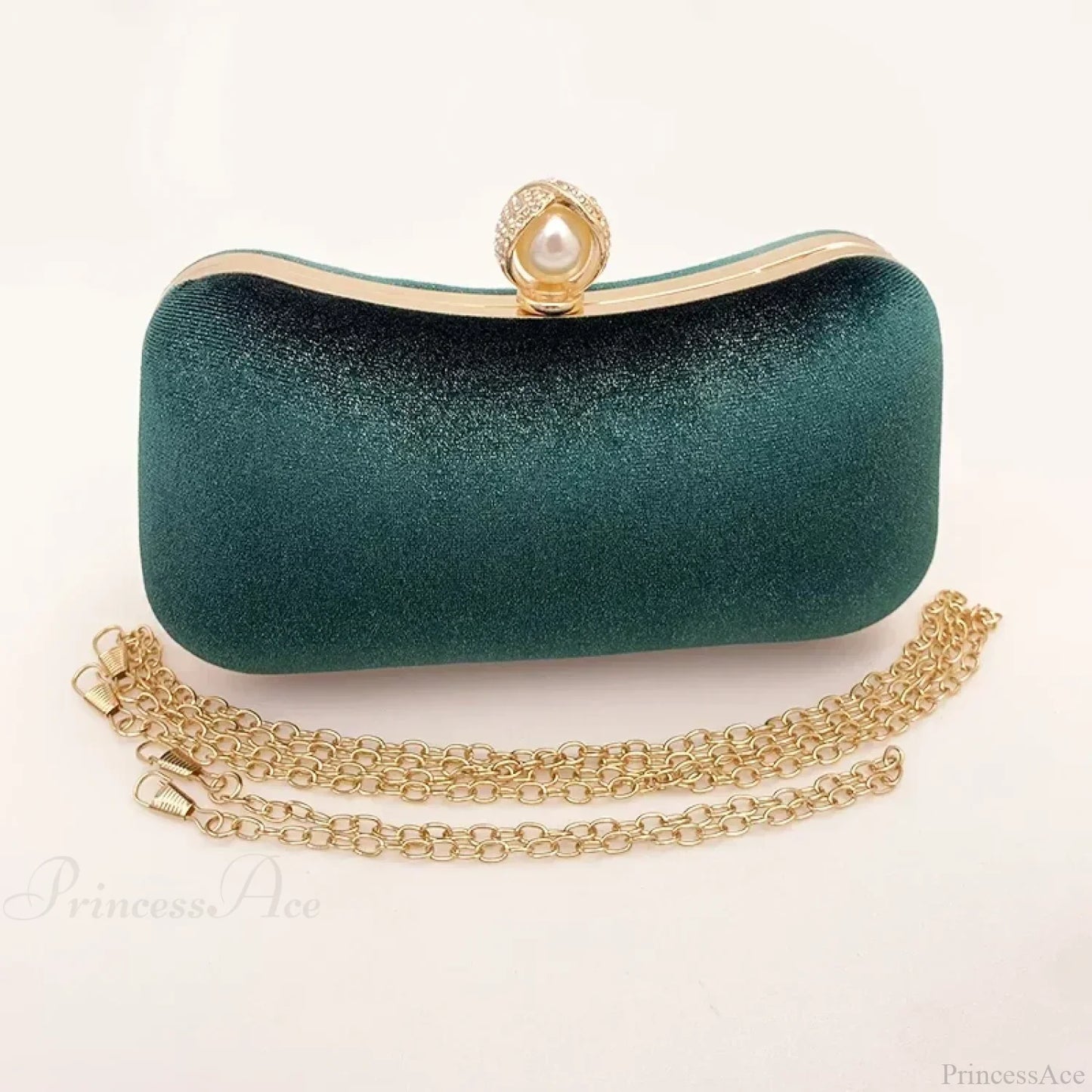 Green Vintage Wedding Evening Clutch Bag