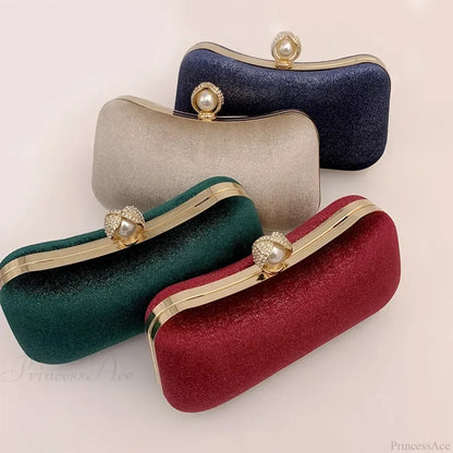Green Vintage Wedding Evening Clutch Bag