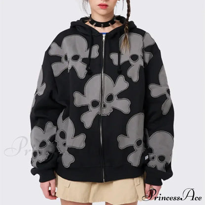 Grunge Goth Hip Hop Chic Stylish Hoodie