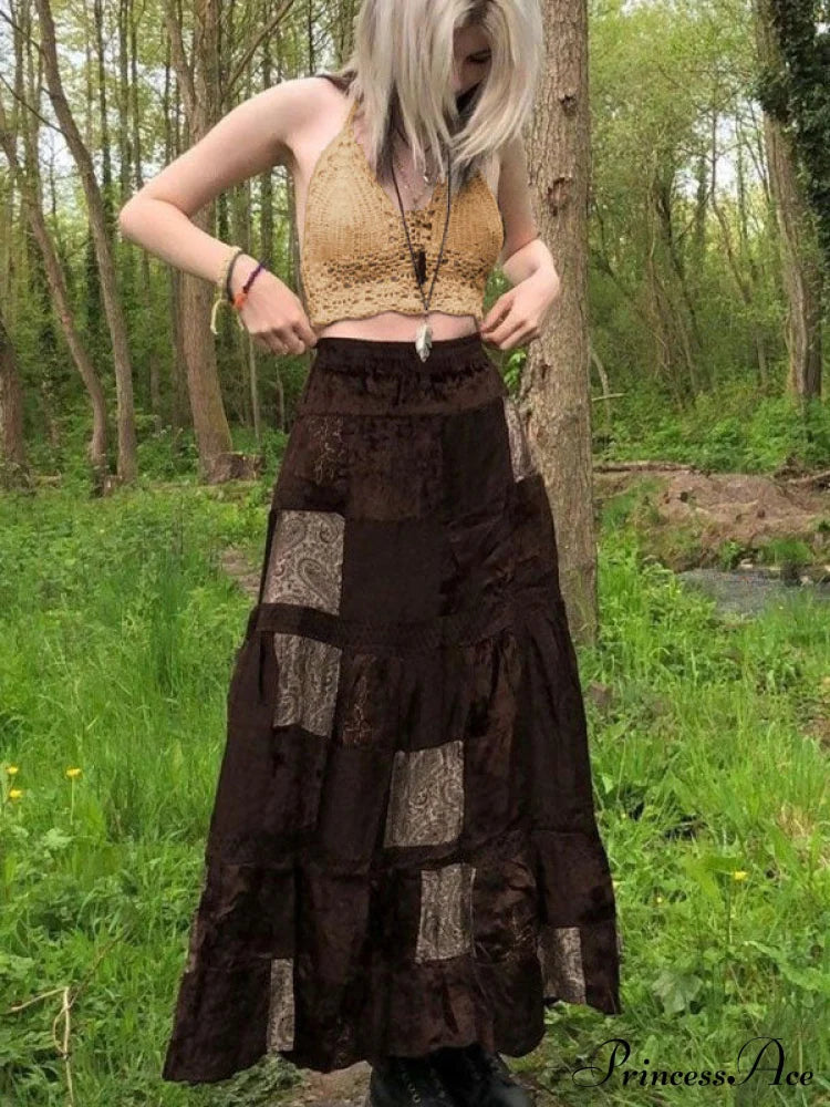 Halter Crochet Hollow Trendy Crop Tops