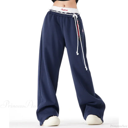 Harajuku Loose Wide-Leg High-Waisted Dance Pant
