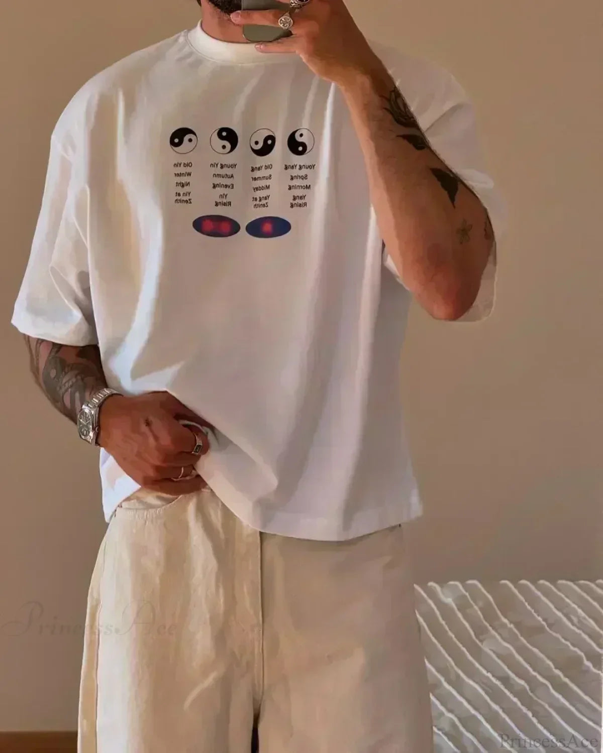 Harajuku Passionate Logo Graphic T-shirt