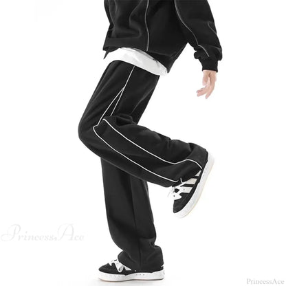 Harajuku Stripe Sweatpants Oversized Pants