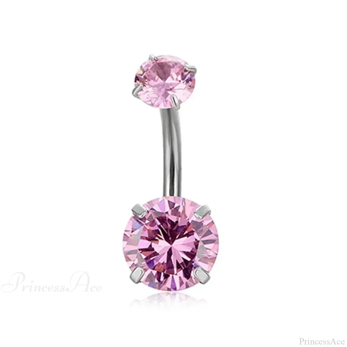 Heavenly Feathers Rose Dark Belly Ring
