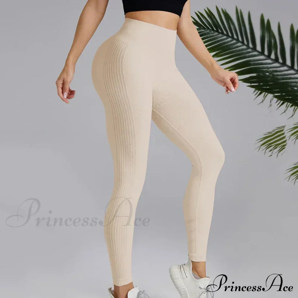 High Elastic Knitting Gym Workout Legging
