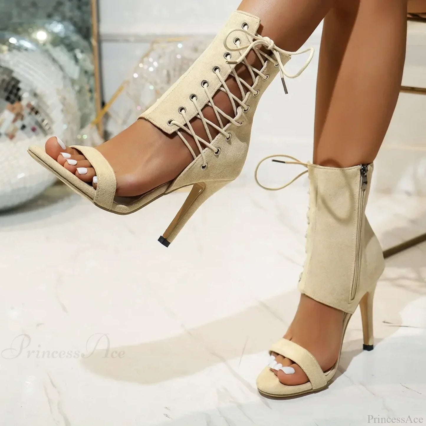 High Heels Summer Pumps Sexy Thin Open Toe Dancing Shoes Women Sandals Plus Size High Heel