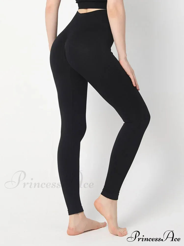 High Waist Seamless Push Up Butt Lifting Workout Legging
