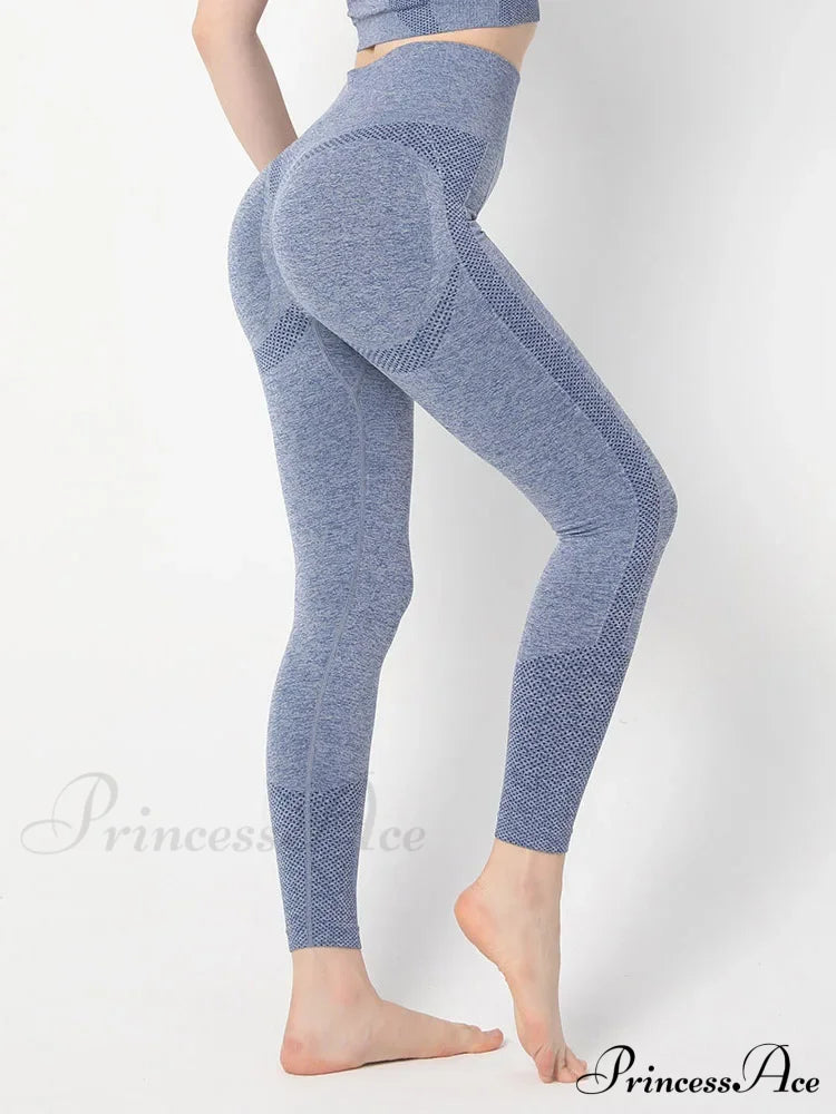 High Waist Seamless Push Up Butt Lifting Workout Legging