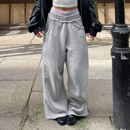 High Waisted Flowy Palazzo Pants