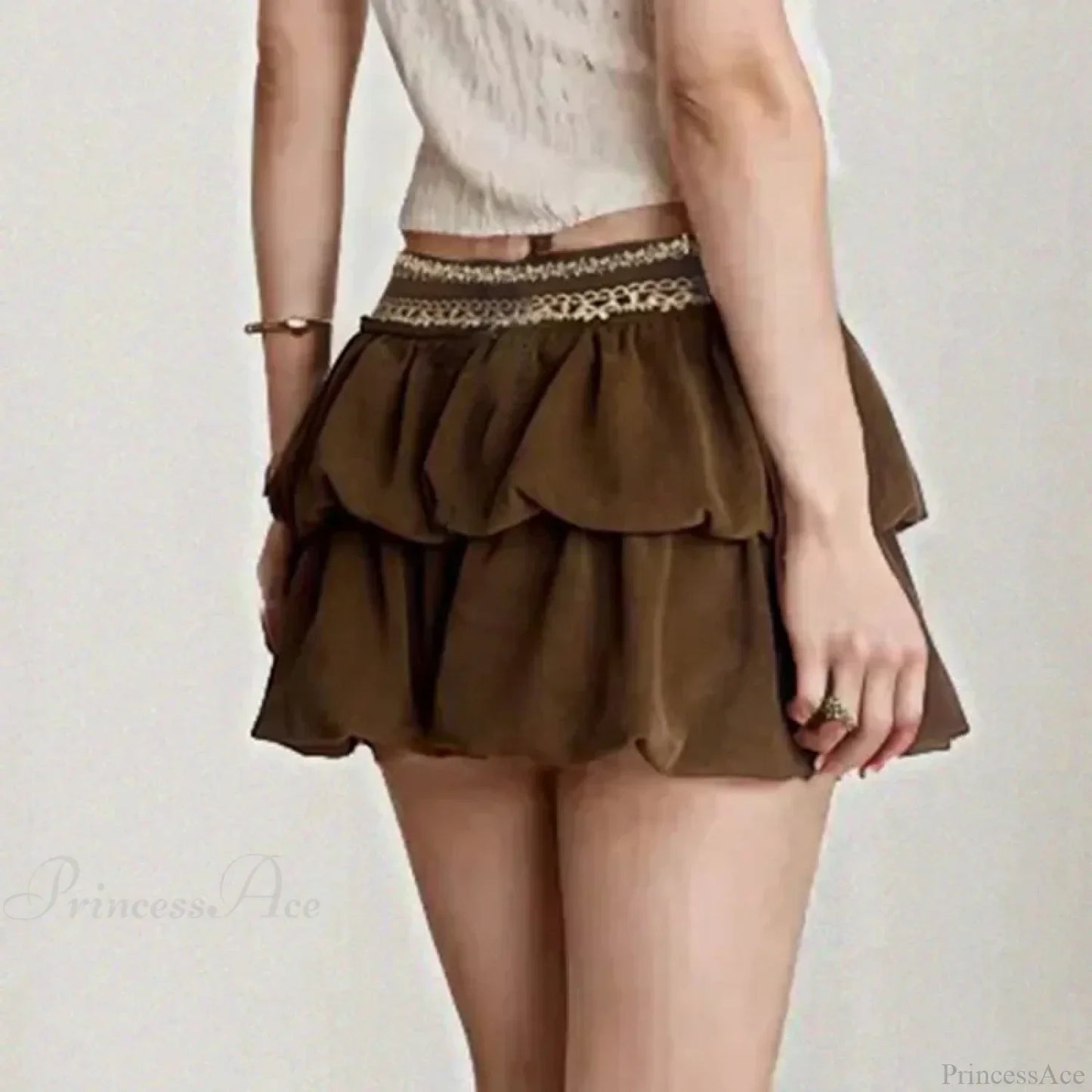 Jacquard Corduroy Retro Skirt