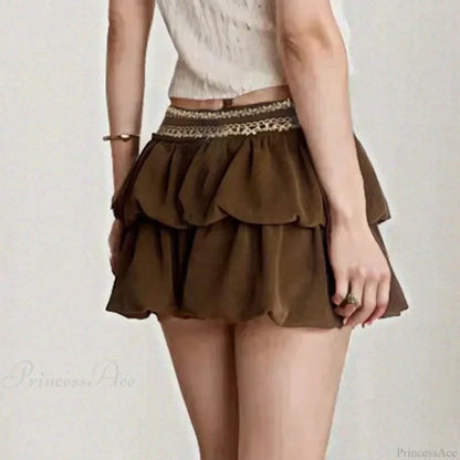 Jacquard Corduroy Retro Skirt