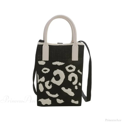 Knitted Mobile Phone Mini Fashion Crossbody Handbag