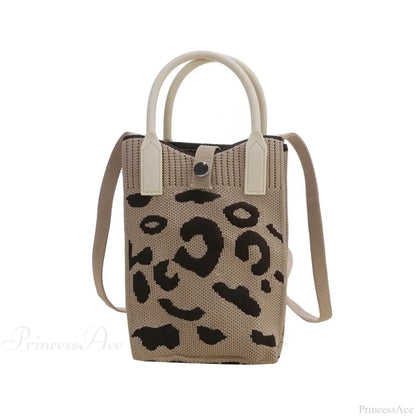 Knitted Mobile Phone Mini Fashion Crossbody Handbag