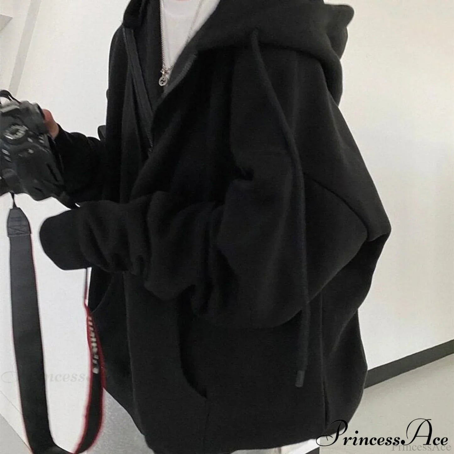 Korean Version Oversized Solid Color Hoodies