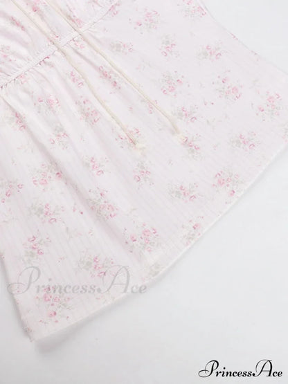 Lace Paneled Graceful Denim Corset Top