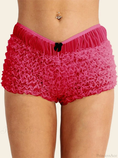 Lace Ruched Bodycon Short