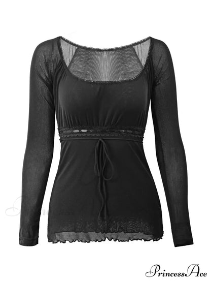 Lace Trim Graceful Strapless Corset Top