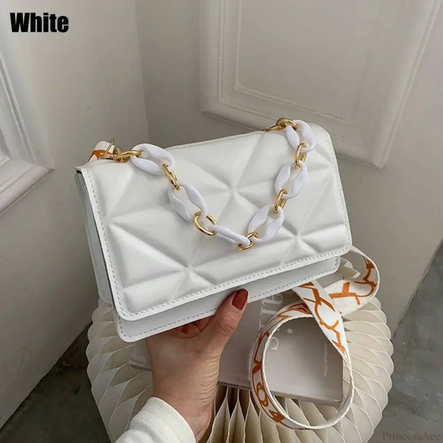 Large Capacity PU Leather Casual Crossbody