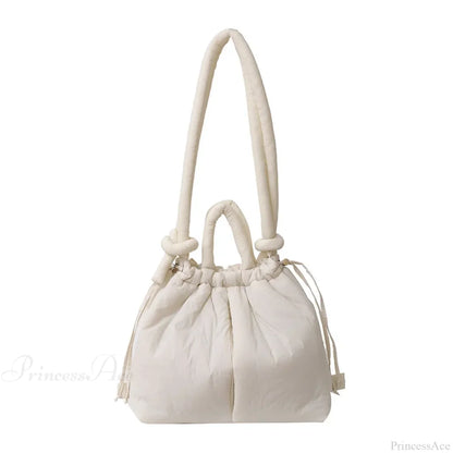 Large Capacity Puffer Nylon Tote Handbag Designer