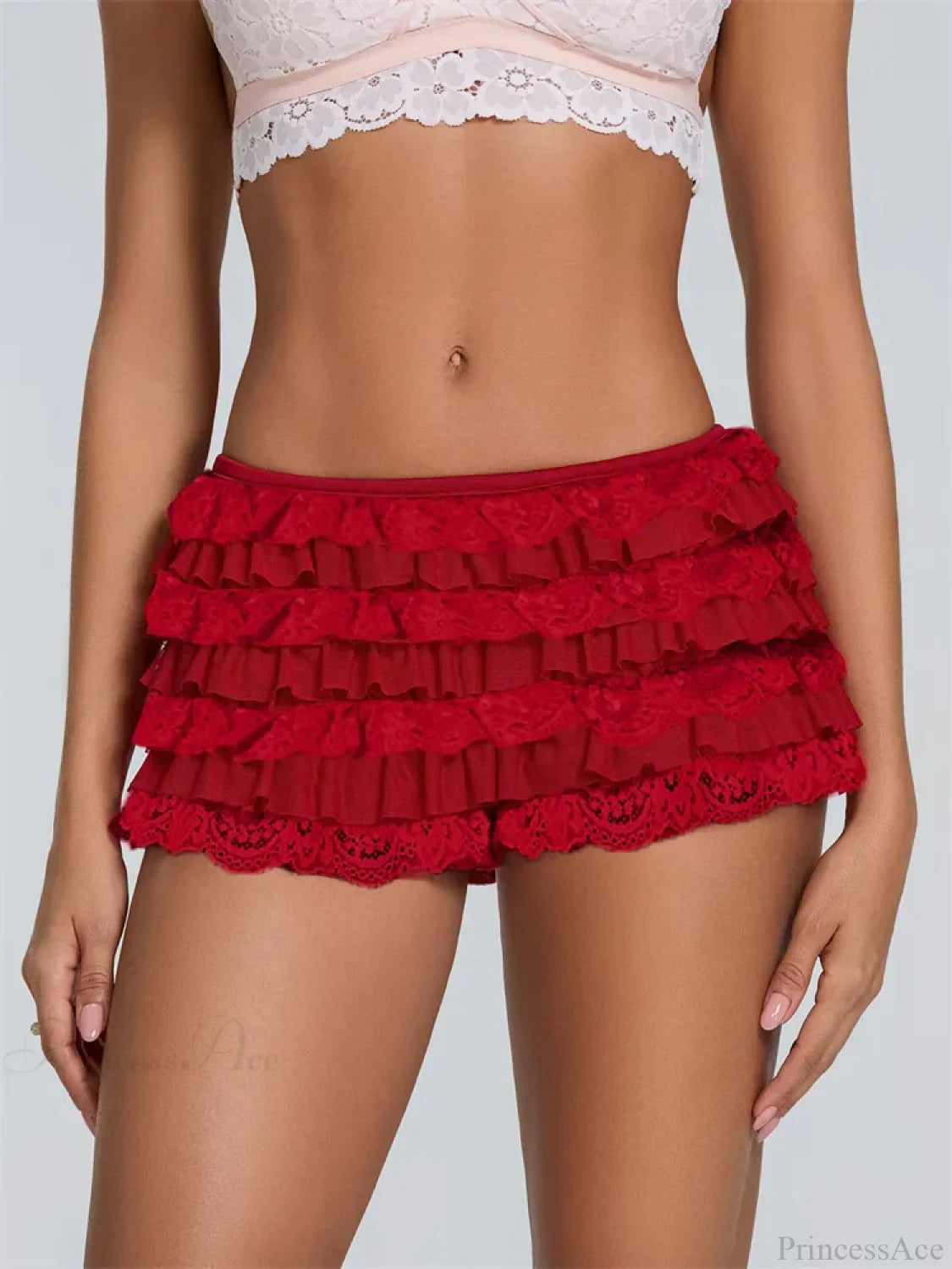 Layered Pumpkin Patchwork Short