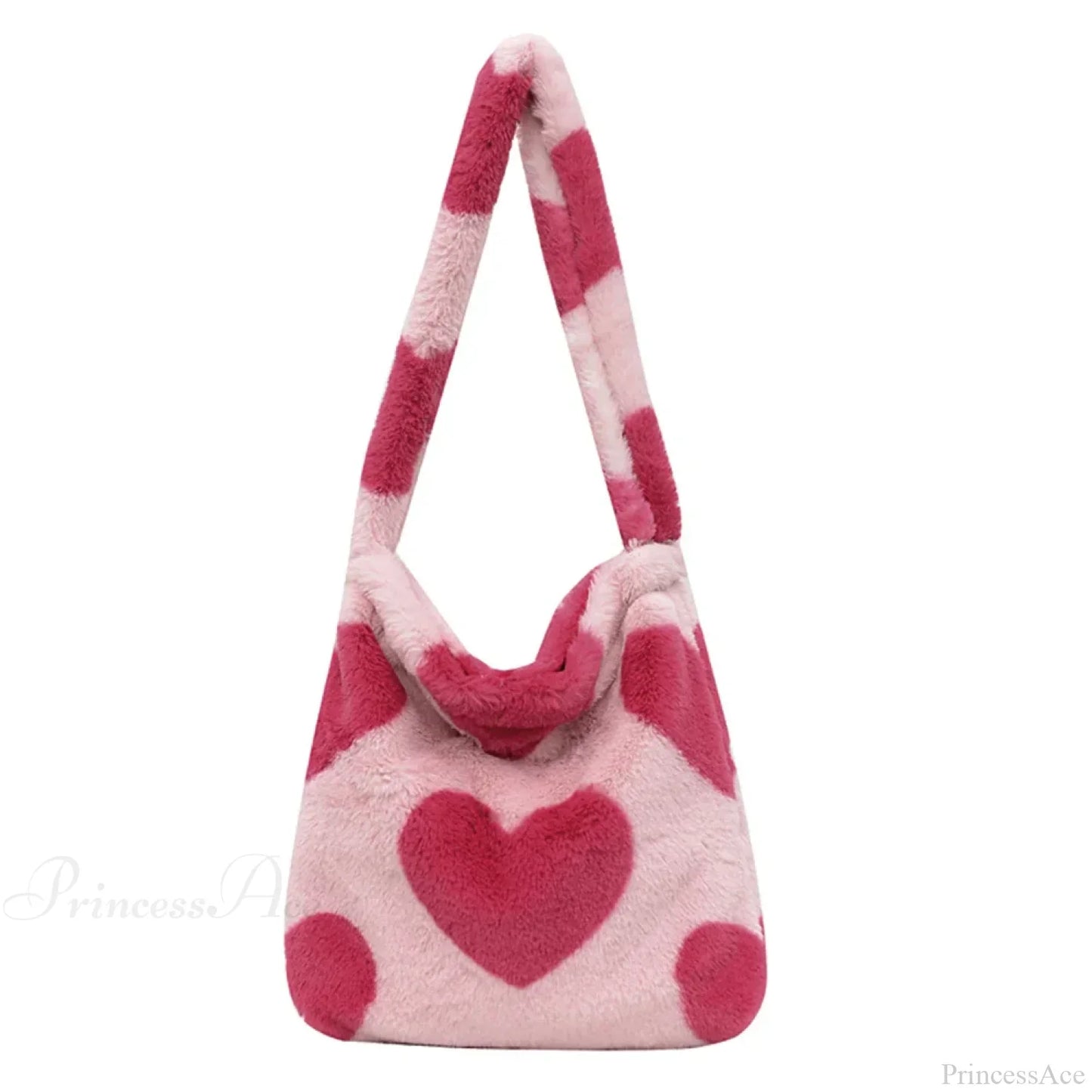 Leopard Love Heart Pattern Underarm Shoulder Bag