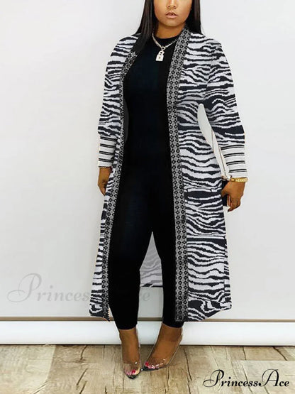 Leopard Print Graceful Bowknot Pleated Dress