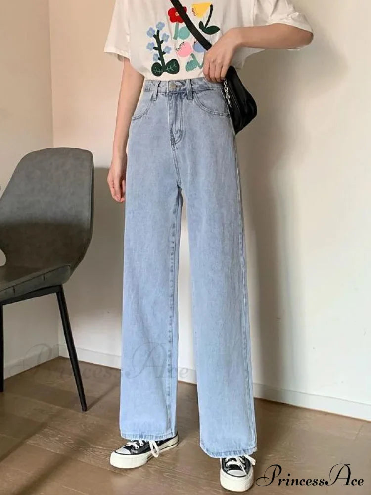 Letter Flower Print Ripped Jeans