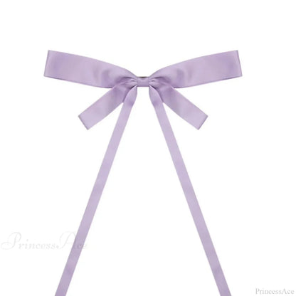 Long Ribbon Bow Back Head Headdress - Hair Accessory