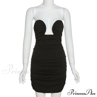 Long Sleeve Black Bodycon Party Dresses