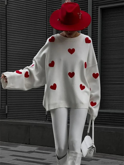 Loose Fashion Patchwork Long Sleeve Sweater