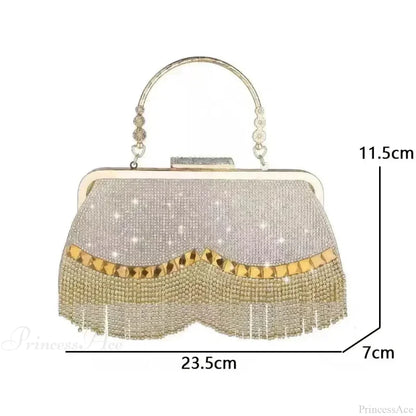Luxury Diamond Party Evening Wedding Clutch Bag